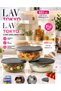 Tokyo Glass Storage Container Set of 3 880 Cc Gray Lid Bpa Free Salad Bowl Akdenizshop - 2