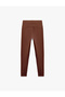 High Waist Slim Fit Interlock Sports Leggings - 2