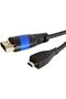 متجر ysf – كابل مايكرو HDMI بطول 2 متر (HDMI – مايكرو HDMI، ثنائي الاتجاه – 4K @ 60 هرتز لـ Ultra HD – إيثر) - 3