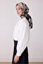 Nostalgia Series Twill Silk Patterned Scarf 4300D - 3