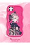 Realme C25Y Compatible Case Camera Protector Red Silicone Couple Phone Case Girl Pattern - 2