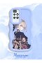 Redmi 10 2022 Compatible Case Camera Protector Blue Silicone Couple Phone Case Girl Pattern - 2