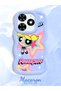Tecno Spark 20 Compatible Case Camera Protector Blue Silicone Couple Phone Case Powerpuff Pattern - 2