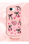 iPhone 17E Compatible Case Camera Protector Pink Silicone Couple Phone Case Heart Pattern - 2