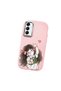 Samsung Galaxy A14 Compatible Case Camera Protector Pink Silicone Couple Phone Case Girl Patterned - 3