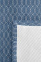 Blue Geometric Modern Single Duvet Set - White Striped Nordic 160X220 cm Bedspread - 7