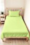 Green Modern Young Room Single Pique Set - Quilted Pastel Green 160X220 cm Bedspread - 4