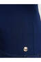 Navy Blue Comfort Fit Polo Collar Knitwear T-Shirt 50326899-Vr033 - 6