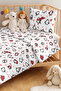 Red Penguin Children's Room Single Pique Set-Nordic Black 160X220Cm Quilted Bedspread - 2