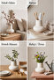Decorative Pampas and Balloon Vase - Aesthetic Pinterest Home Decor, Multi-Purpose Organizer Vase - 2