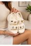 Cream Comfortable Sole Eva Women's Double Strap Luxury Daily Beach Sea Sandals