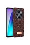 Onegif Xiaomi Redmi 14C Compatible Bright Glitter Cover - Deep Purple - 3