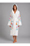 100% Cotton Muslin Bathrobe with Colorful Tassels – Breathable, Ultra-Light, Quick-Drying Summer Bathrobe