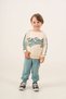3-4-5-6 Years Old Seasonal Printed Piecewise Track Pants with Belt for Boys - 2