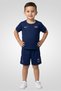 Toddlers Boy 2 Pieces Brand Logo T-Shirt And Short Set, Navy Blue