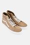Men Sk8-Hi Tapered Lace Up Skate Shoes, Taupe - 2