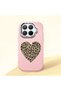 Mi 15t Pro Compatible Case Camera Protective Pink Silicone Couple Phone Case Heart Pattern
