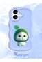 iPhone 17 Compatible Case Camera Protector Blue Silicone Couple Phone Case Cute Pattern - 2