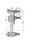 FLOAT VALVE Universal 12/38 WC Side Float Alca A160UNI - 2