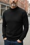 Men's Non-Pilling Half-Throat Knitwear Sweater Half Fisherman Knitwear Sweater - 5