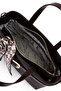 Women's Faux Leather Brown Shoulder Bag - 4
