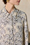 Ecru Patterned Shirt - 5
