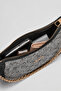 Women's Gray Dotted Chain Accessory Hand & Shoulder Bag 386 - 5