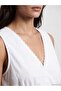 Lcw Vision Ecru V-Neck Lace Detailed Peplum Blouse - 3