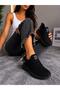 Pasomia Unisex Black-Black Breathable Lightweight Flexible Knitwear Sneaker Sports Shoes 062