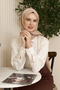 Flowy Serapi Patterned Premium Women's Scarf / Shawl - 3