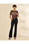 Women Black Wideleg Jeans - 5