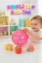 Colorful Ball Bultak - Shape Matching Game Educational Toy with 3 Different Geometric Shaped Animal Figures
