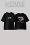 Drake Rapper_12 Design Printed Oversize Black T-Shirt