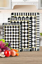 3-Piece Glass Cutting Board and Presentation Tray Mackenzie Patterned 20 X 30, 25 X 35 and 30 X 40 cm