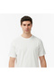 Men's White Regular Fit Printed T-Shirt - 4