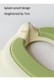 1 Plastic Potty Training Toilet Seat Ladder Step Stool Foldable Adjustable Height Soft Cushion Bathr - 5