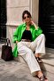 Women's Oversize Poplin Shirt Long Sleeve Basic Shirt Tr0735 - 2