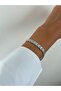 Special Series V Model Zircon Stone Xp Silver Color Bracelet - 2