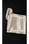 Water Resistant Cornice Balcony Curtain Modern Outdoor Background Curtain Beige Cream - 5