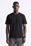 Men's Crew Neck Regular Fit T-Shirt - Black