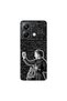 Poco X6 Compatible Scientist 3 Design Transparent Case