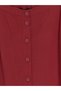 Lcwaikiki Classic Burgundy A-Line Skirt with Elastic Waist - 5