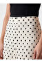 Esvab • Modern & Distinctive Women's Polka Dot Pants with Waist Drawstring - 3