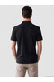 Esvab • Modern & Distinctive Devrik Roba Collar Soft Touch 100% Cotton Men's T-Shirt - 3