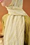 Riva Shawl Tencel Boston Fern Cream - 5