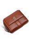 Genuine Leather Ladies Wallet | LW5003_VRN, Tan, Modern