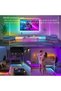 RGB LED Corner Floor Lamp, DIY Floor Lamp with Music Sync and 16 Million Colors, 15 Dynamic Modes, App & Remote Control - 5