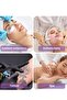 LED Half Moon Lash Light with Phone Holder & Tray, Adjustable Height Floor Lamp for Eyelash Extension - 4
