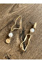 Geometric Design Style Metal Earrings