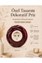 Special Design Wavy Series Exterior Claret Red Interior Cream Decorative Socket a Quality Plastic (Mechanism Included) - 3